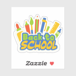 Pegatina Volver a la escuela