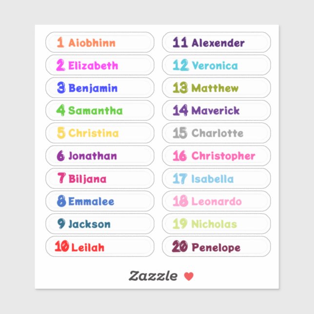 Pegatina Volver a la escuela Personalizado varios stickers  (Hoja)