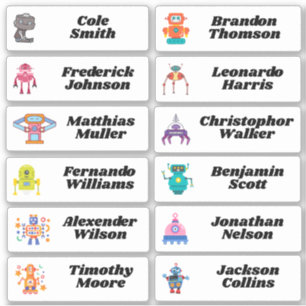 Pegatina Volver a la escuela Personalizado varios stickers 