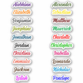 Pegatina Volver a la escuela Personalizado varios stickers 