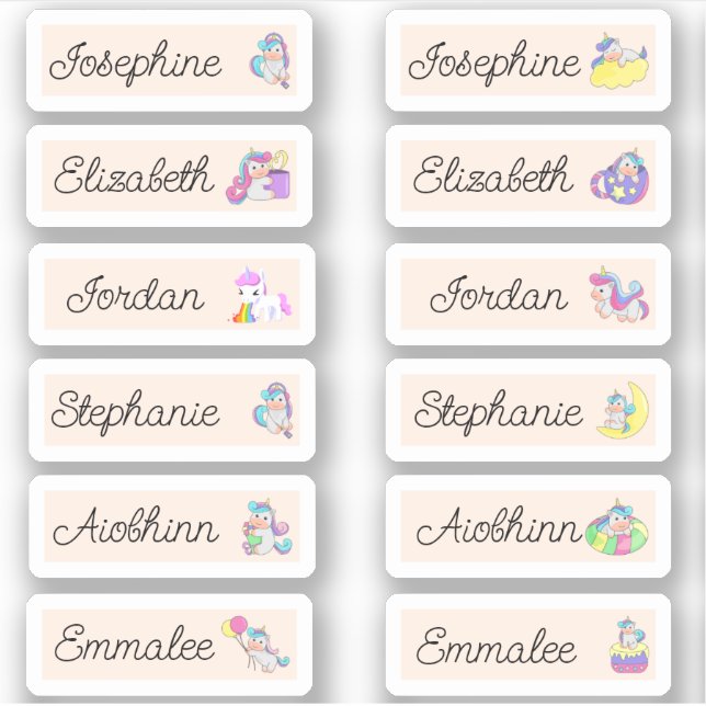 Pegatina Volver a la escuela Personalizado varios stickers  (Anverso)