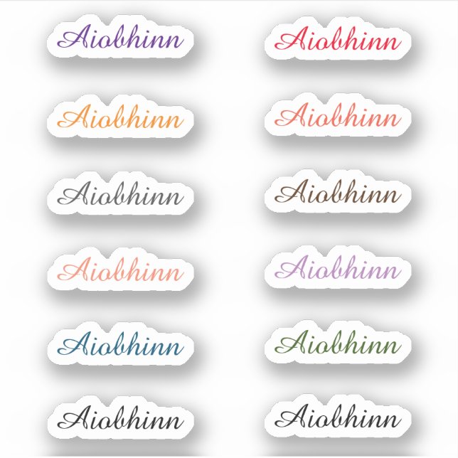 Pegatina Volver a los stickers de nombres escolares (Anverso)