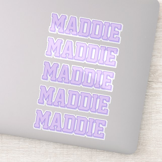 Pegatina Volver al nombre escolar (Detalle)