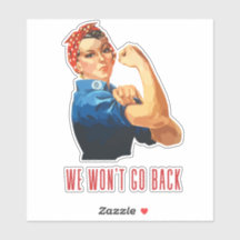 Volveremos a Rosie Riveter Car Decal