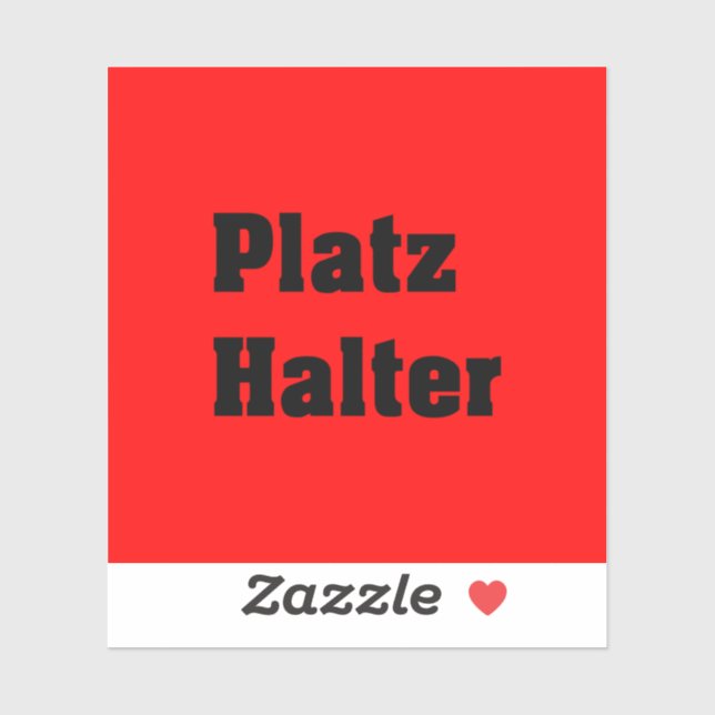 Pegatina Vorlage (Hoja)