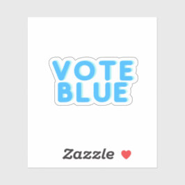 Pegatina Vota Azul