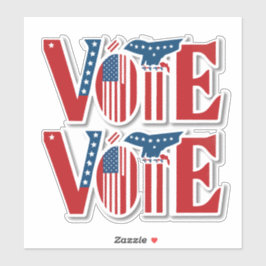 Pegatina Vota por la elección presidencial