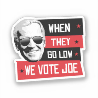 Pegatina Votamos a Joe