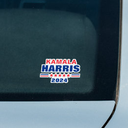 Pegatina Votar por Kamala Harris 2024 Campaña Vinyl Decal