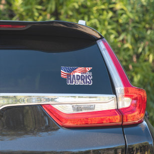 Pegatina Vote Harris Elections 2024 Car