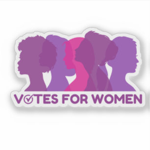 Pegatina Votos para Mujeres, 