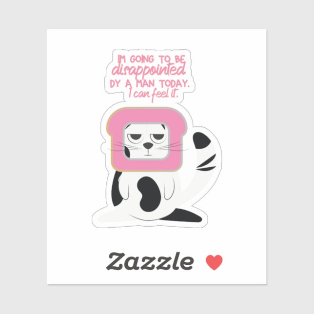 Pegatina Voy A Estar Decepcionado, Divertido (Hoja)