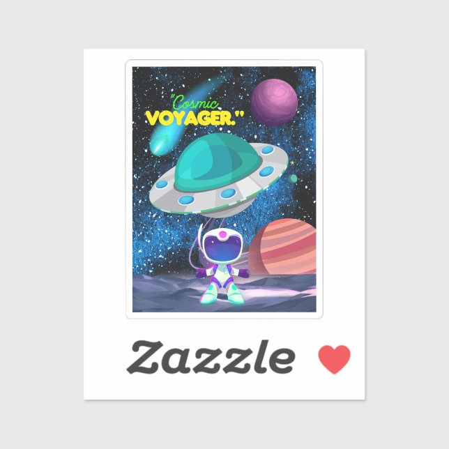 PEGATINA VOYAGER COSMIC (Hoja)