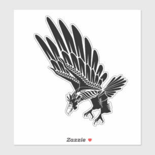 Pegatina Vuelo de la Noir Águila