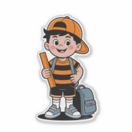 PEGATINA VUELTA AL COLEGIO, PREPÁRATE PARA UNA NUEVA AVENTU