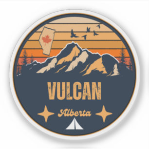 Pegatina Vulcan, Alberta