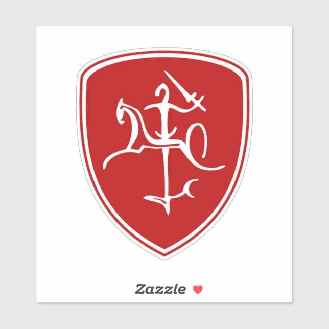 Pegatina Vytis Lietuva (Hoja)