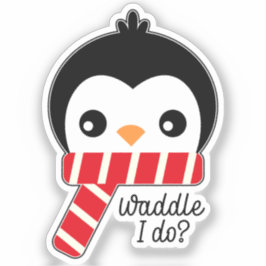 Pegatina ¿Waddle I Do?