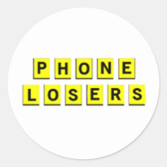 Pegatina Waffle Losers of America (Anverso)