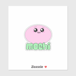 Pegatina Waffles+Mochi-Just Mochi-Vinyl Sticker