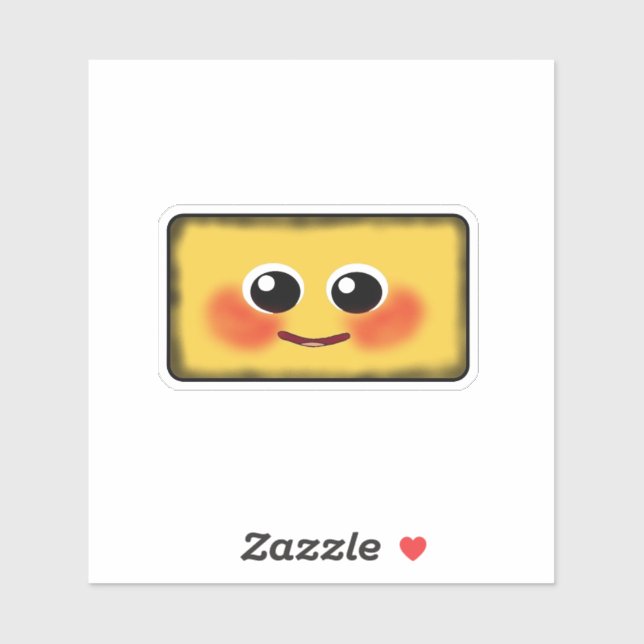 Pegatina Waffles + Mochi-Magicart Screen- Vinyl Sticker (Hoja)