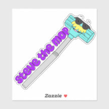 Pegatina Waffles&Mochi-StevetheMop-Vinyl