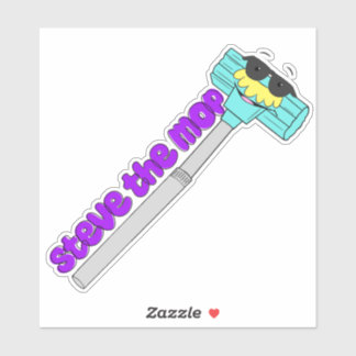 Pegatina Waffles&Mochi-StevetheMop-Vinyl