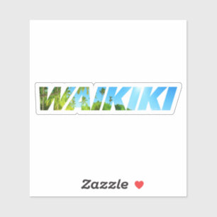 Pegatina Waikiki