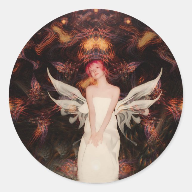 Pegatina WaitingWings (Anverso)