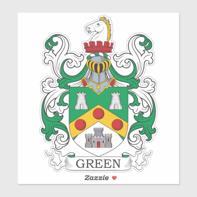 Pegatina Walker Family Crest (Hoja)
