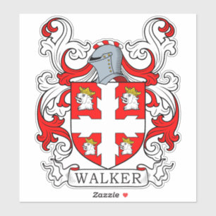 Pegatina Walker Family Crest
