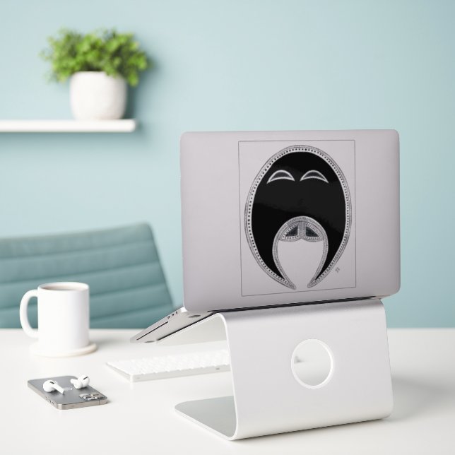 Pegatina Walrus (Ordenado portátil  en el escritorio)