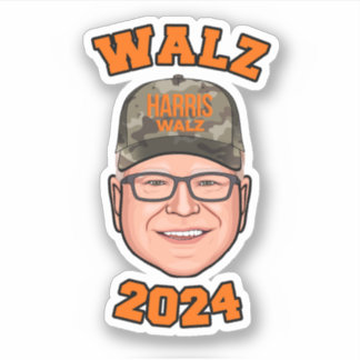 Pegatina Walz 2024
