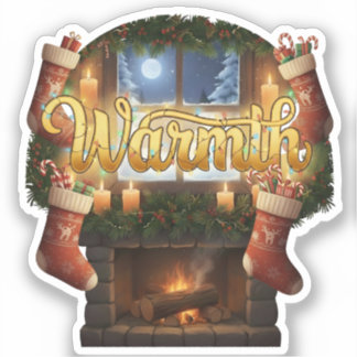 Pegatina Warmth Cozy Christmas