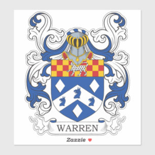 Pegatina Warren Family Crest