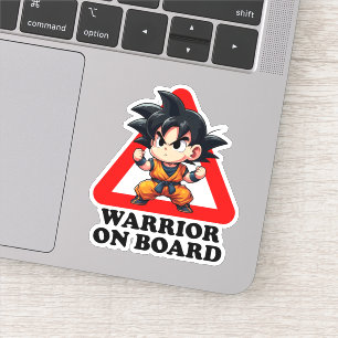 Pegatina Warrior on board