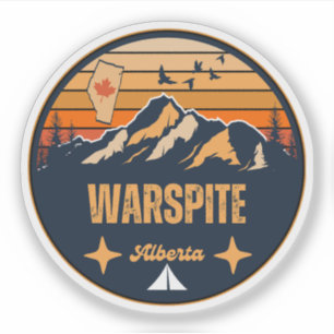 Pegatina Warspite, Alberta