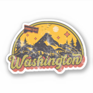 Pegatina Washington, Connecticut