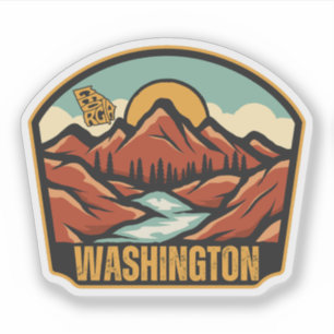 Pegatina Washington, Georgia