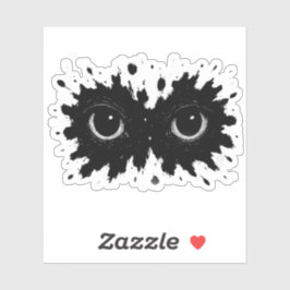 Pegatina Watcher in the Ink: Eye‑Blot Sigil