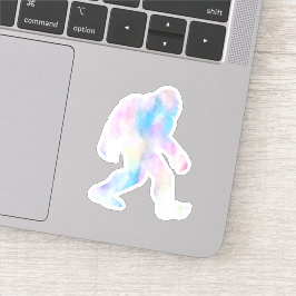 Pegatina Watercolor Bigfoot
