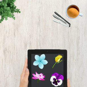 Pegatina Watercolor Floral Moderno Pack