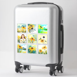 Pegatina Watercolor Susan Black Oyed Scrapbook