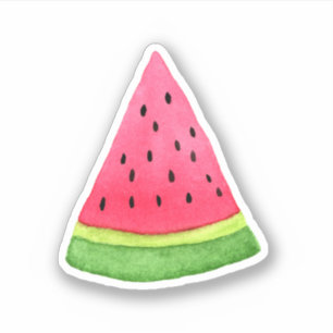 Pegatina Watercolor Watermelon Slice Vinyl