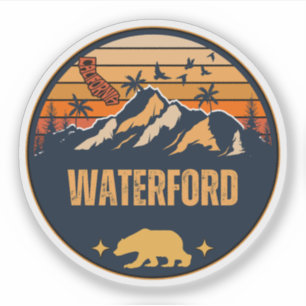 Pegatina Waterford, California