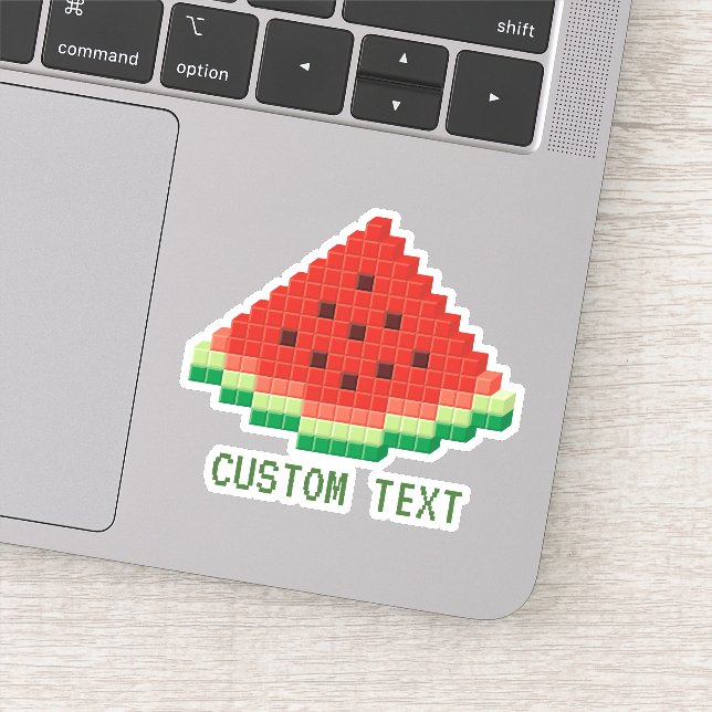 Pegatina Watermelon Pixel Art (Detalle)