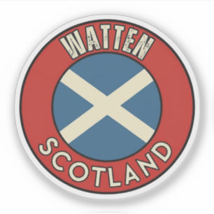 Pegatina Watten, Escocia