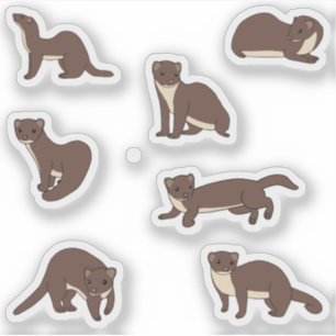 Pegatina Weasels
