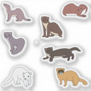 Pegatina Weasels