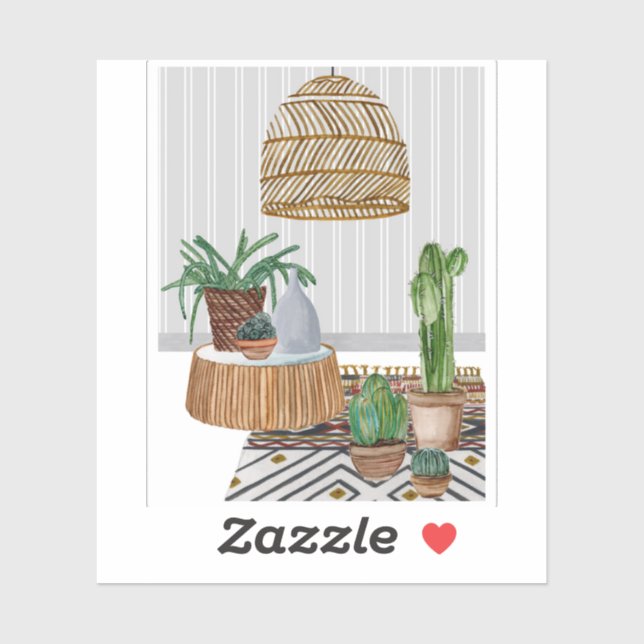 Pegatina Weavers del desierto I (Hoja)